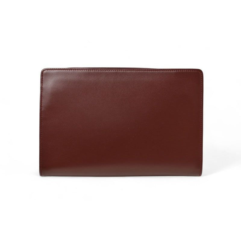 Cartier Clutch Bag Must Line Vintage Leather Bordeaux — view 3