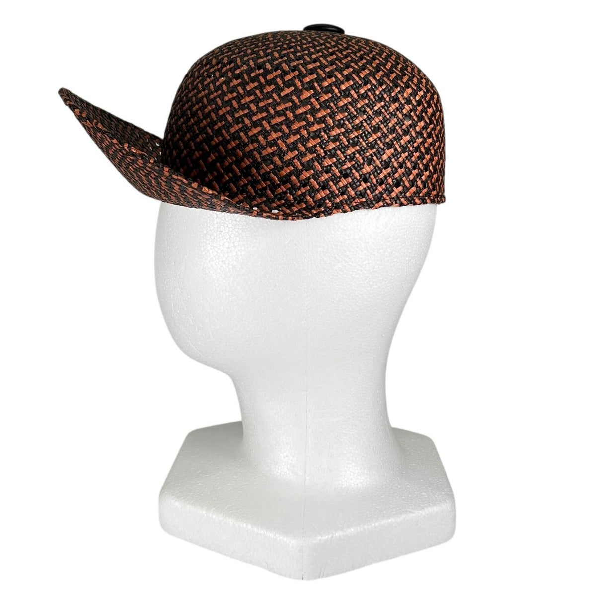 Hermes Tanzania Straw Sheep Leather Serie Button Hat Cap Multicolor 56 — view 2