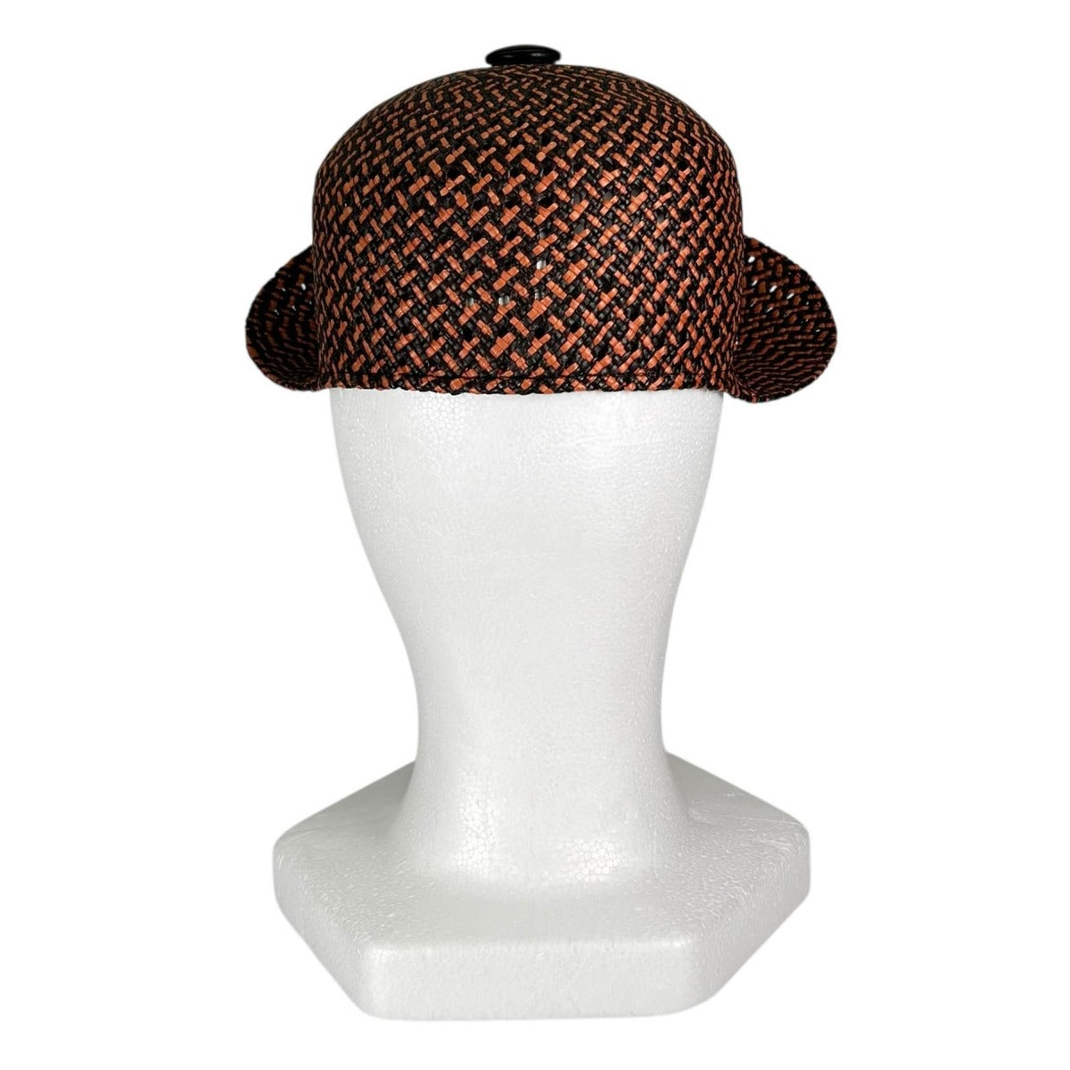 Hermes Tanzania Straw Sheep Leather Serie Button Hat Cap Multicolor 56 — view 4