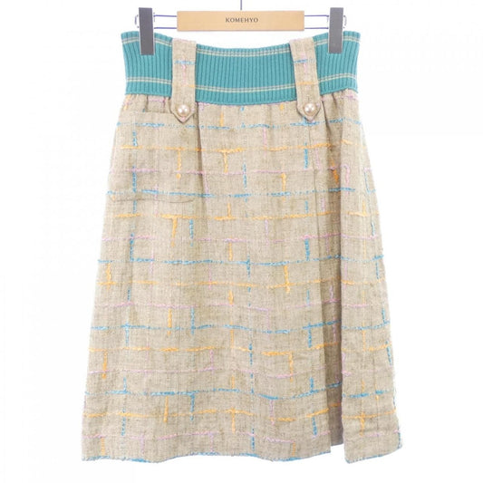 Chanel Vintage Skirt Beige 40