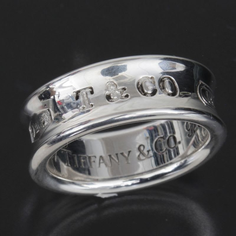 Tiffany & Co 1837 Wide Ring No 10 AG 925 Thick E1142