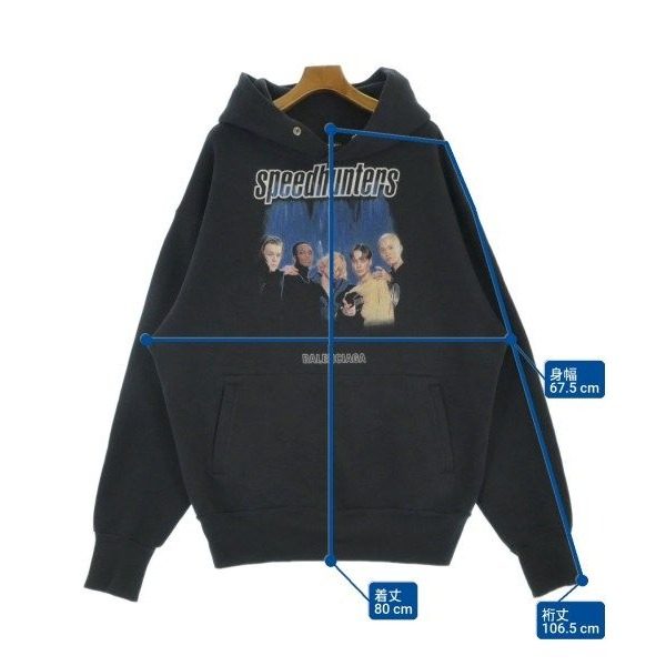 Balenciaga Hoodie Blue — view 7