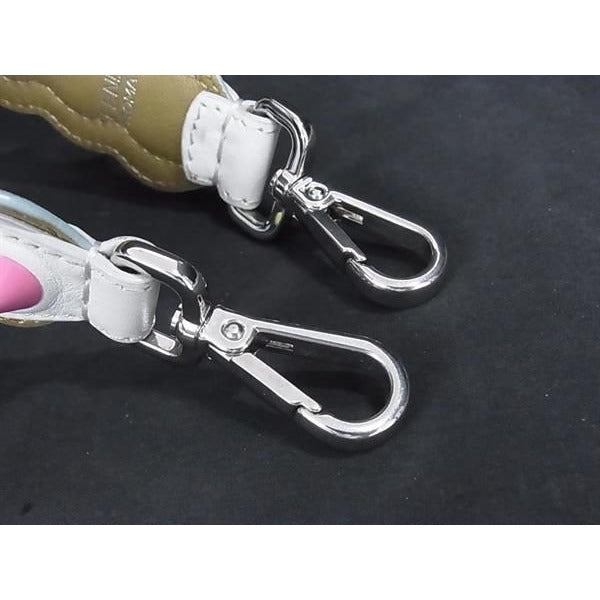 Fendi Strap You Mini Leather Studded Handle for Bags White — view 3
