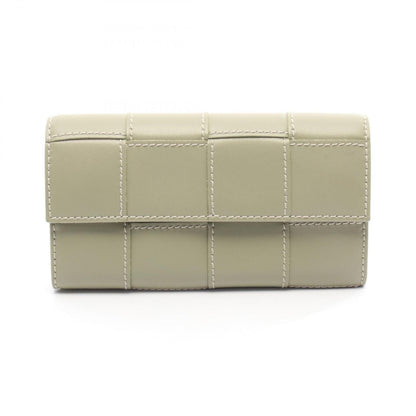 Bottega Veneta Bifold Wallet Stitch Cassette Intrecciato Light Khaki