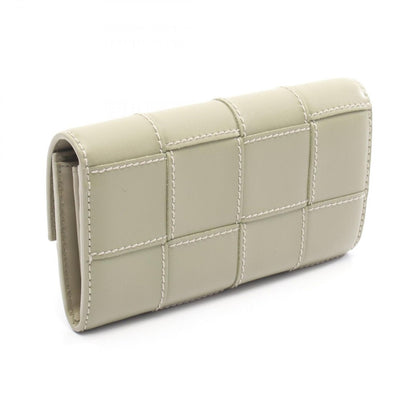 Bottega Veneta Bifold Wallet Stitch Cassette Intrecciato Light Khaki — view 2