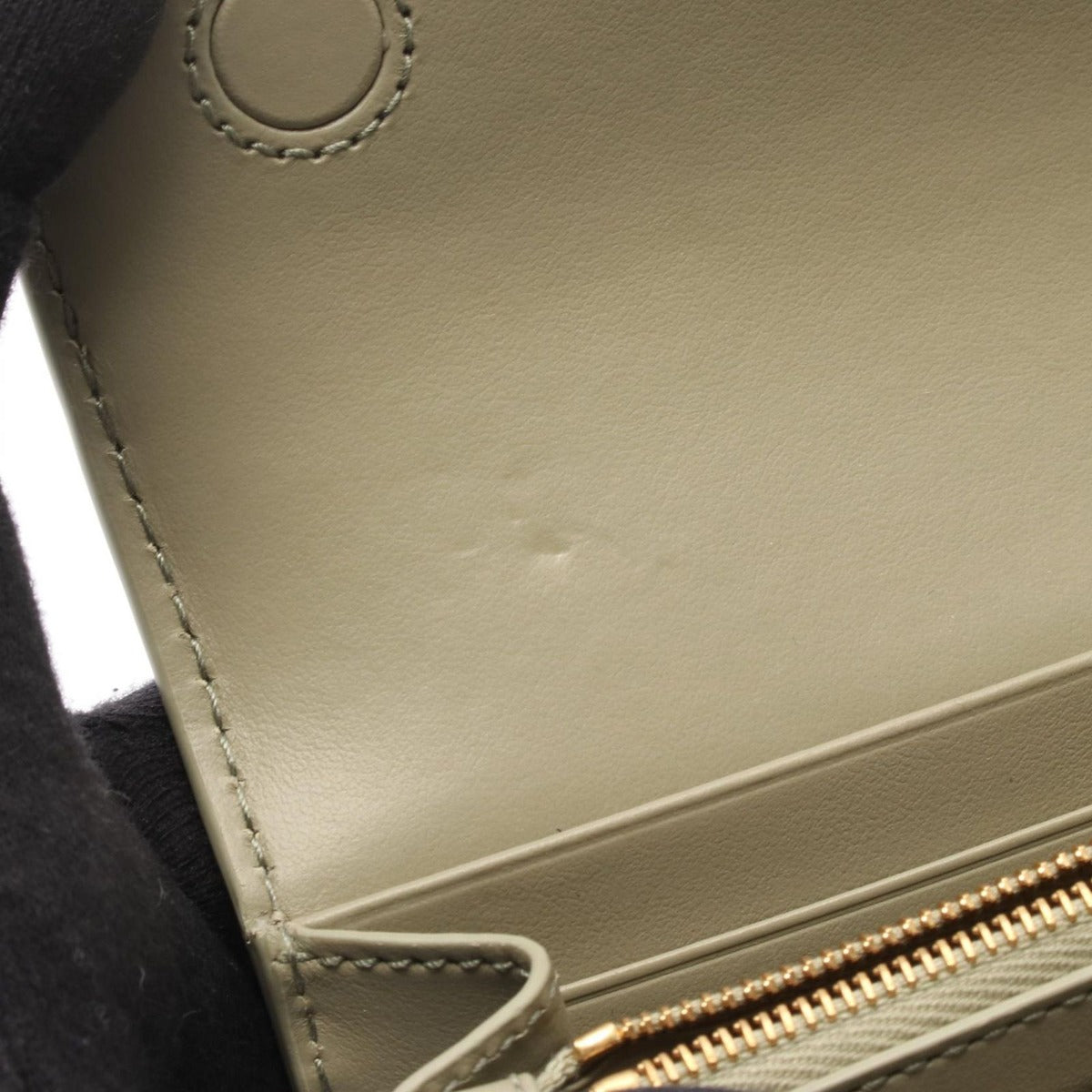 Bottega Veneta Bifold Wallet Stitch Cassette Intrecciato Light Khaki — view 5