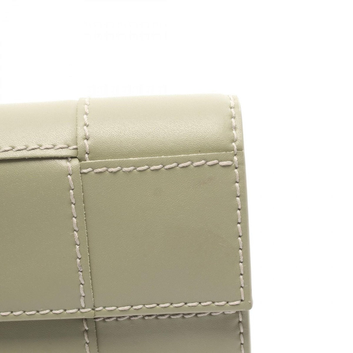 Bottega Veneta Bifold Wallet Stitch Cassette Intrecciato Light Khaki — view 8