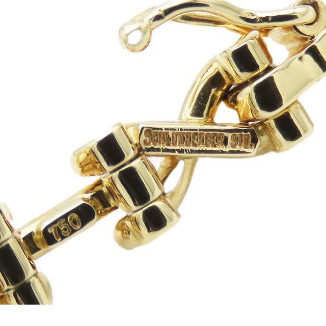 Tiffany & Co Jean Schlumberger Link Yellow Gold 18K Bracelet — view 6