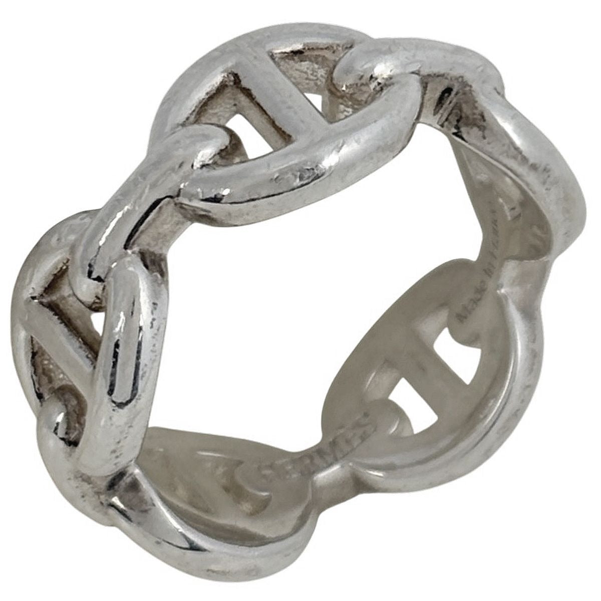 Hermes Chaine D'ancre PM Ring Silver