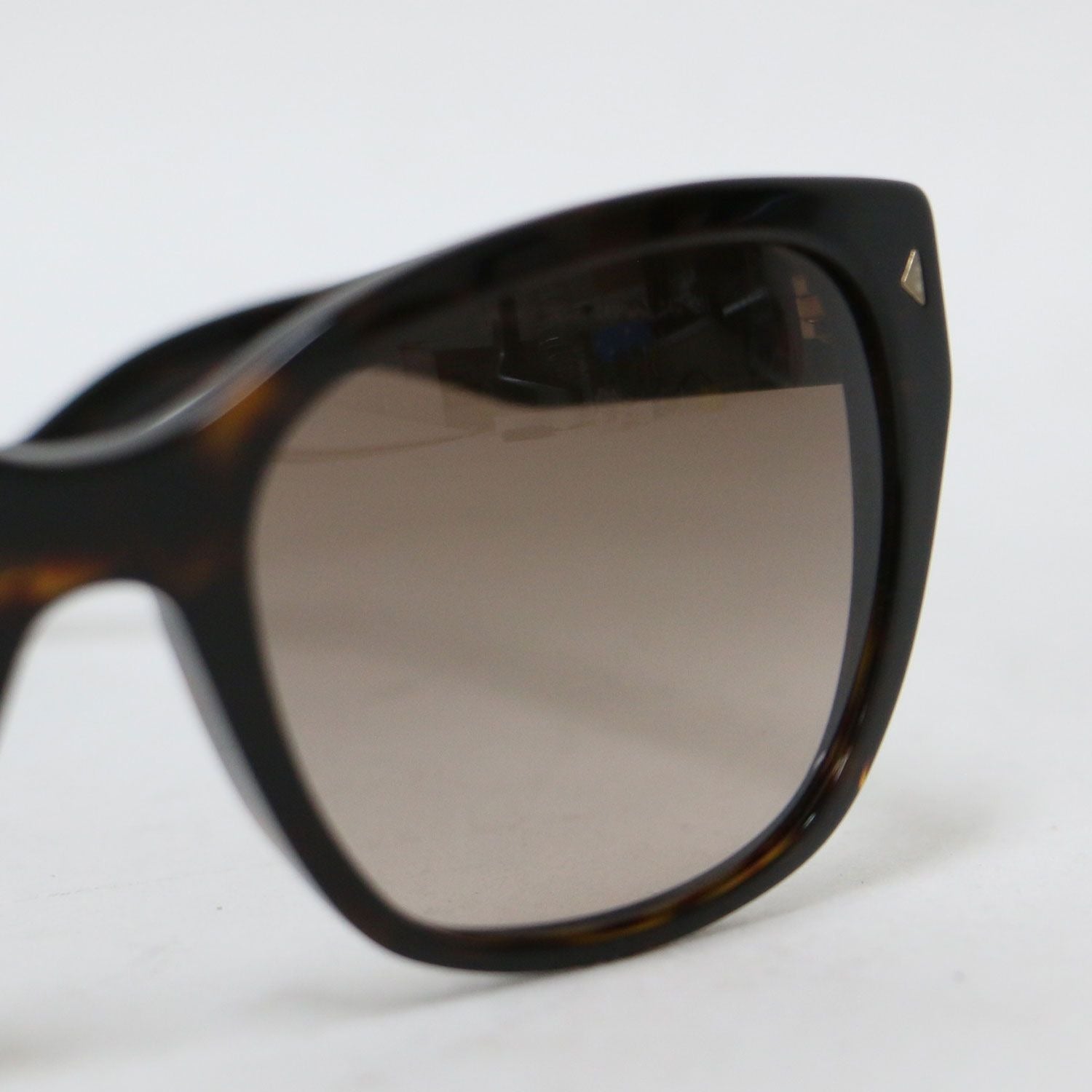 Prada Sunglasses Brown Acetate Gradient Logo Tortoiseshell — view 7