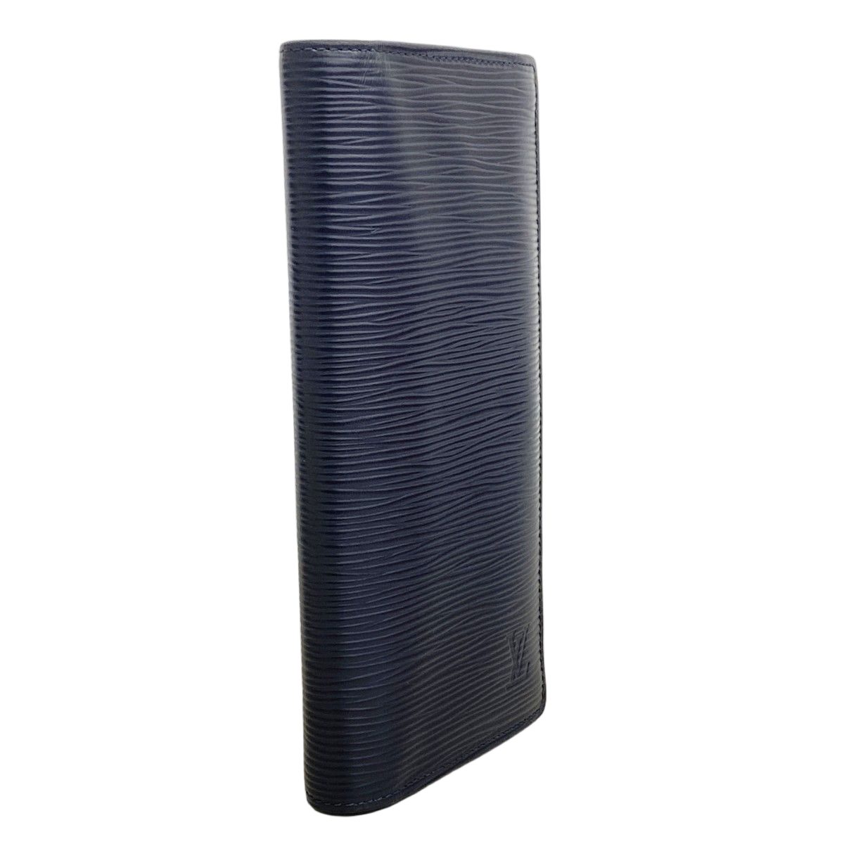 Louis Vuitton Wallet Epi Portefeuille Brazza Blue — view 2