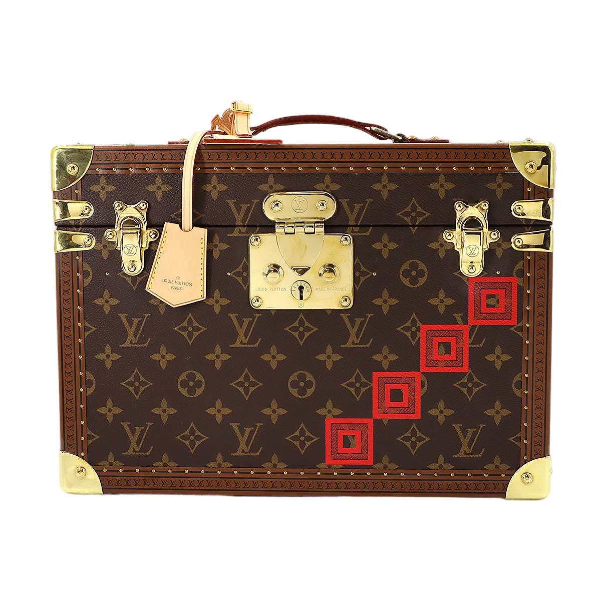 Louis Vuitton Monogram Boite Pharmacy Hand Bag Cosmetic Box Ichikawa Ebizo
