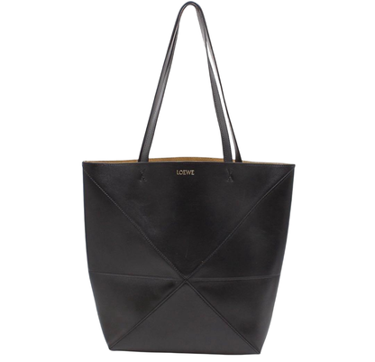 Ultra Loewe Shiny Calfskin Puzzle Fold Tote Bag