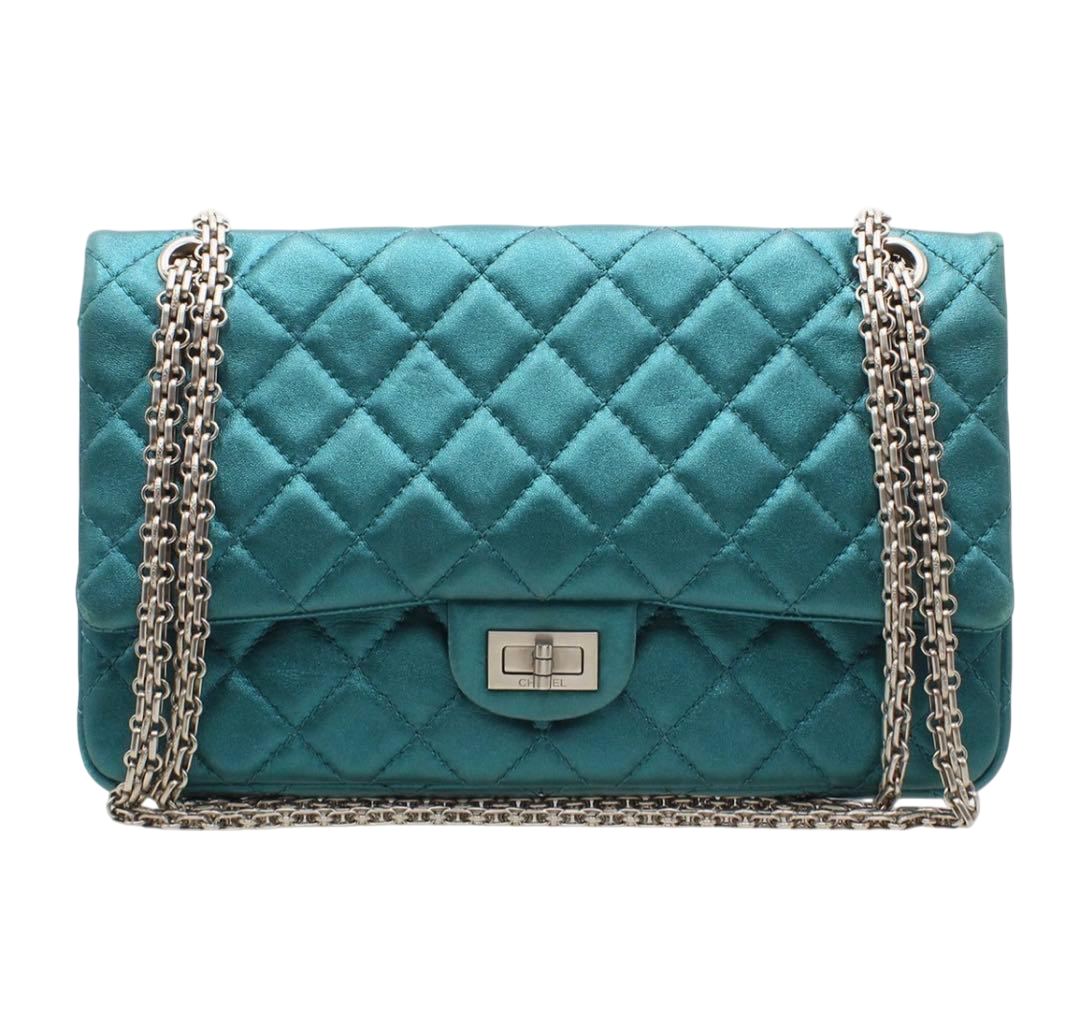 Chanel 2.55 Matelasse Double Flap Shoulder Bag