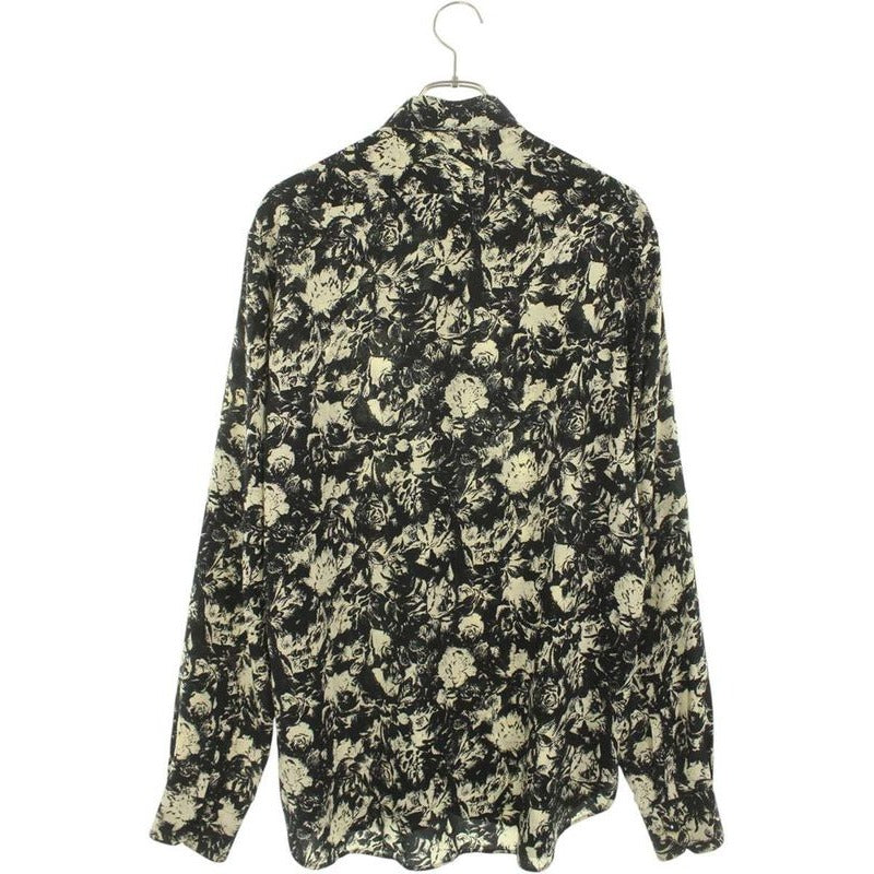 Saint Laurent Paris 20 SS Y2 E34 Total Flower Silk Long Sleeve Shirt Men 39 — view 2