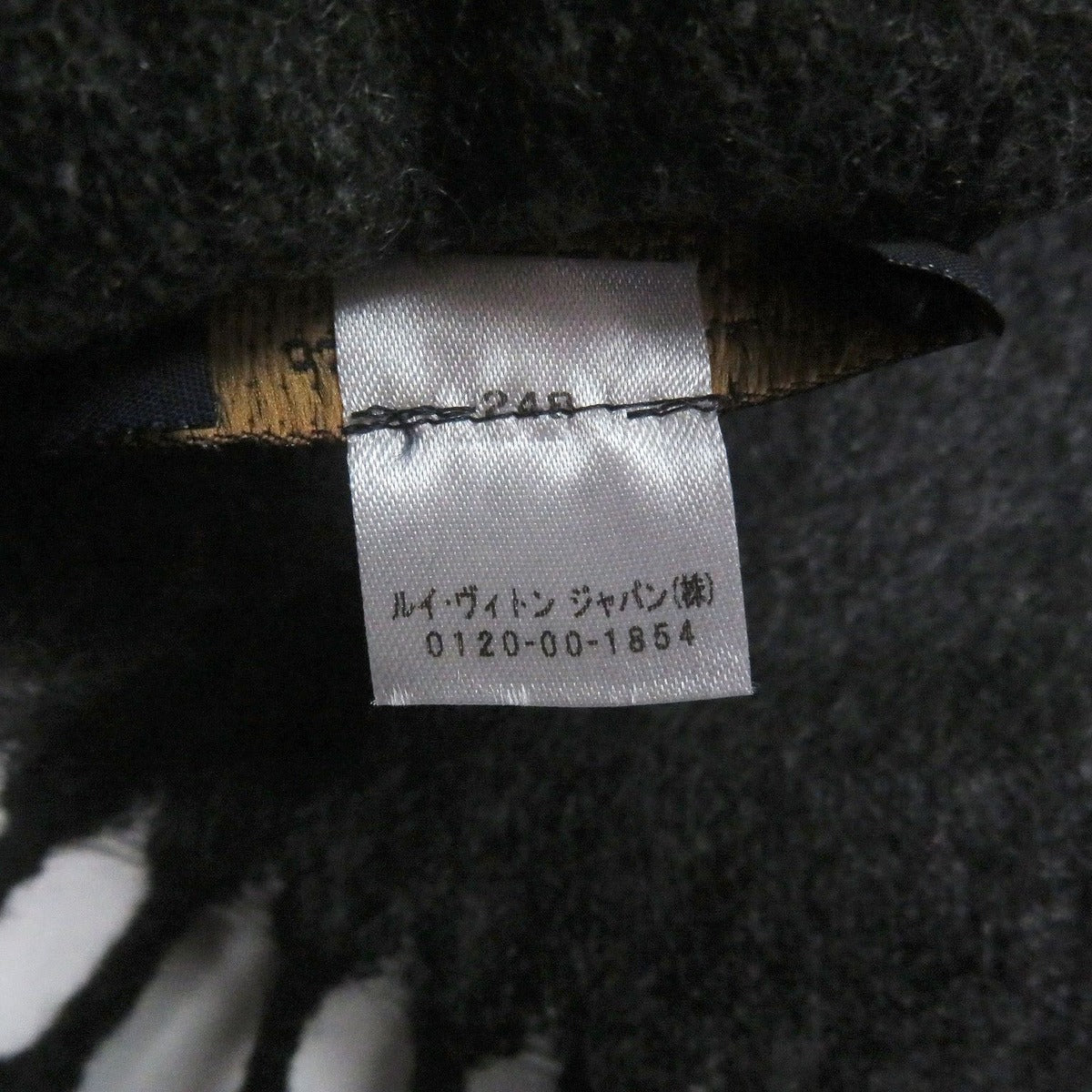 Louis Vuitton Monogram Gradient Cashmere Wool Fringe Scarf — view 7