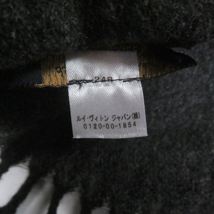 Louis Vuitton Monogram Gradient Cashmere Wool Fringe Scarf — view 7