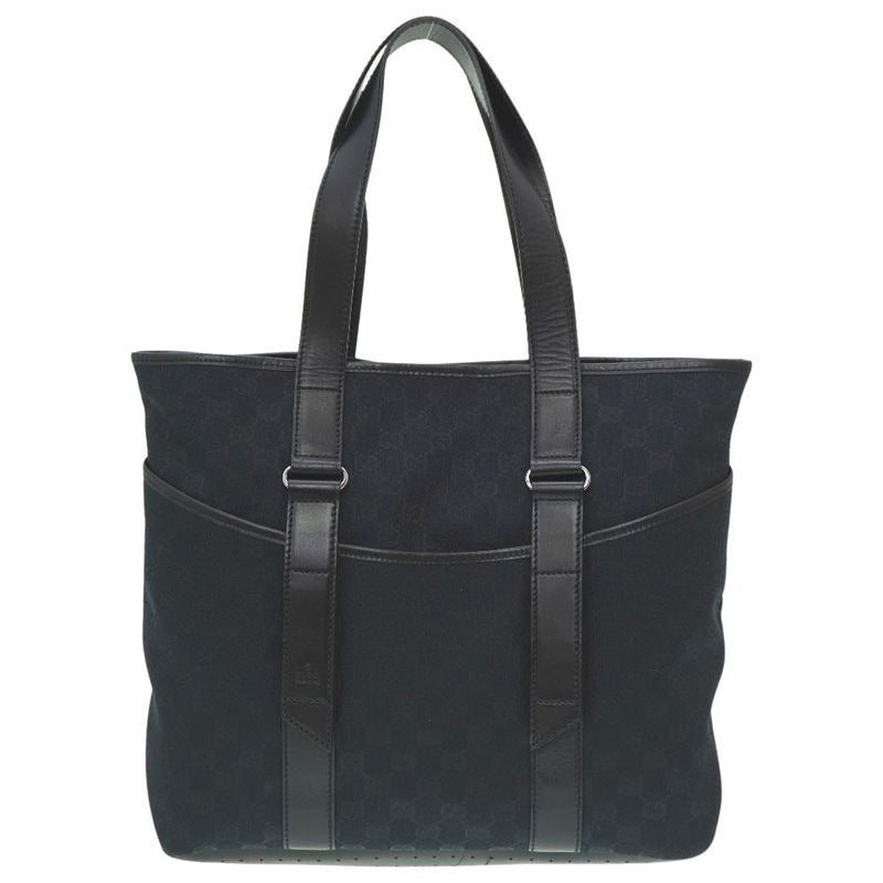 Gucci GG Canvas Tote Bag Black 0018