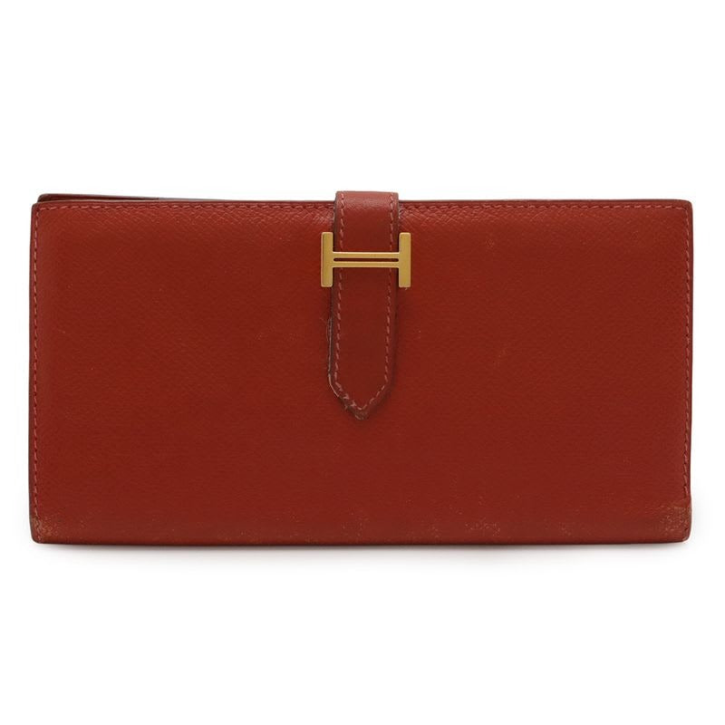 Hermes Bearn Classic Bifold Long Wallet Vaux Epson Leather