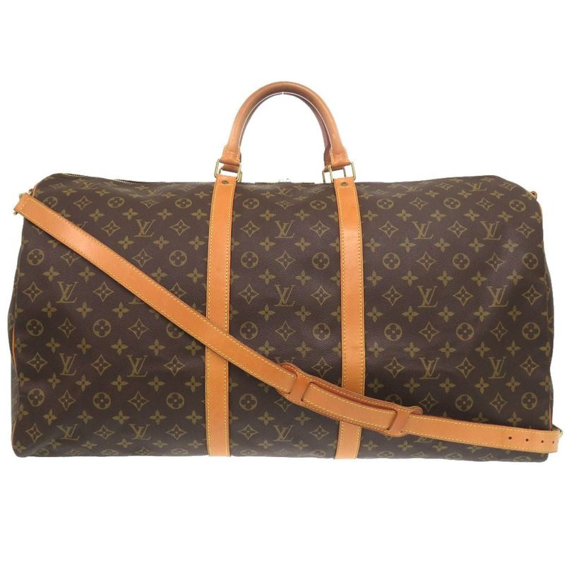 Louis Vuitton Keepall Bandouliere 60 Monogram Boston Bag 0965