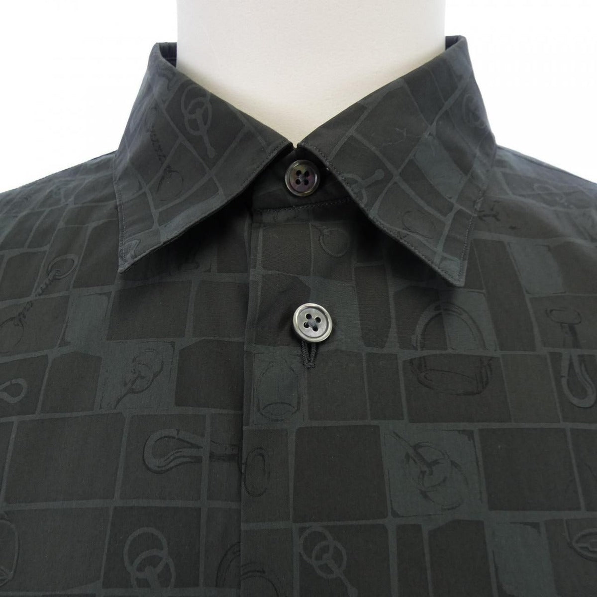 Hermes Shirt Green 40 — view 5