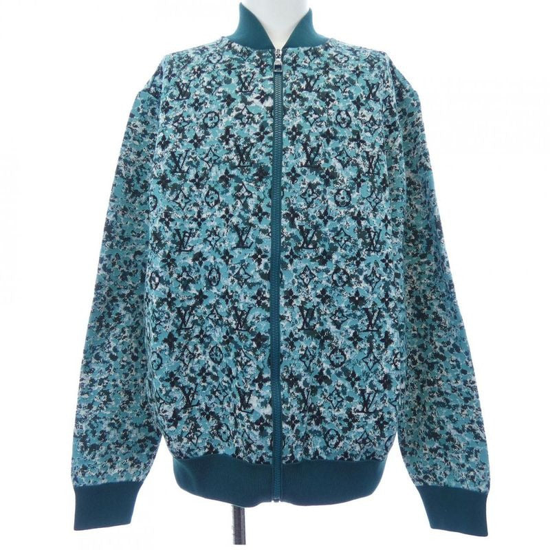 Louis Vuitton Graphic Cotton Knit Blouson Jacket Hpn 35 Wz34