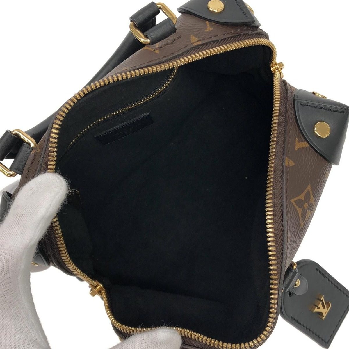 Louis Vuitton Monogram Petite Malle Souple Bag — view 6