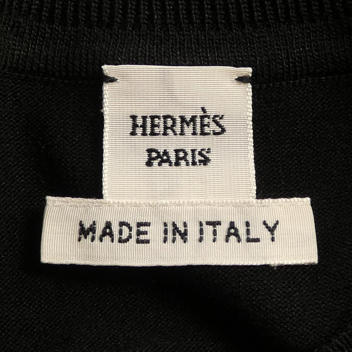 Hermes Eperon D'Or Bandana Twill Lane Knit Top Black Orange — view 5