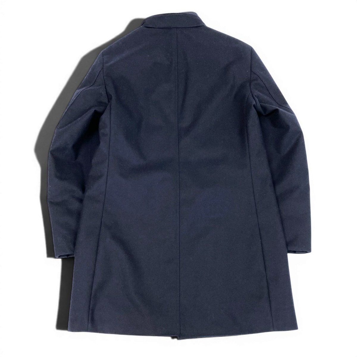 Moncler Callaqui Giubbotto Wool Down Coat Outer 1 Navy — view 3