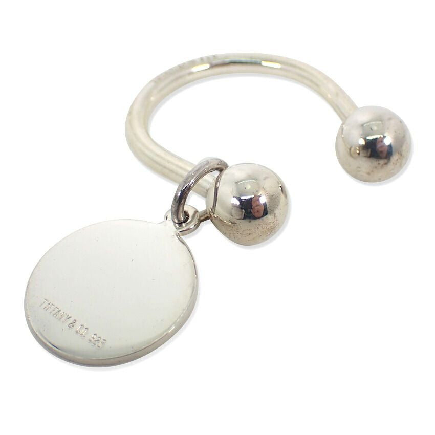 Tiffany & Co 925 Round Tag Key Ring