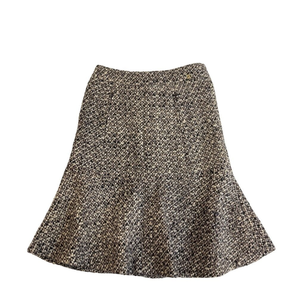 Chanel Skirt Silk Wool