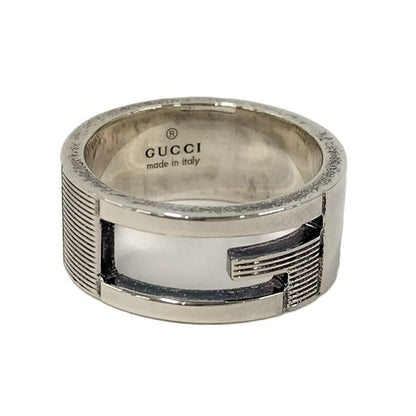 Gucci Brandetto G Silver Ring