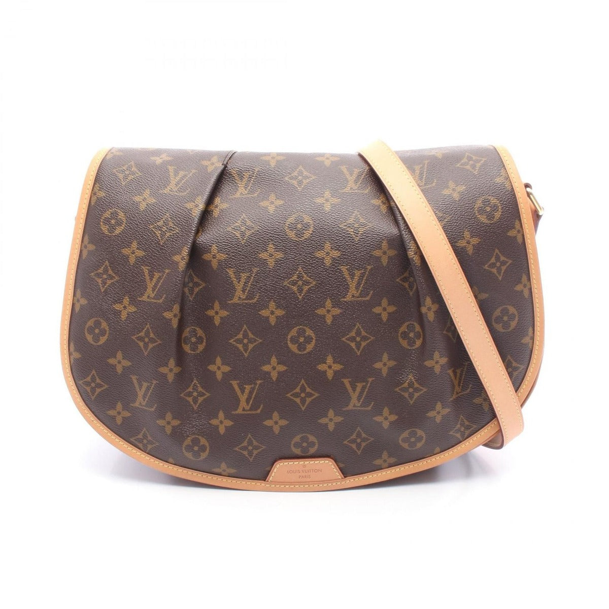 Louis Vuitton Shoulder Bag Menilmontan MM Canvas Leather