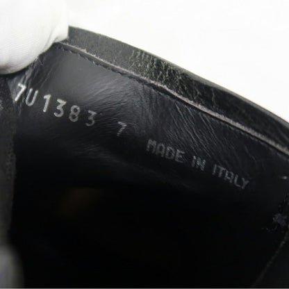 Fendi Side Gore Boots 7 Black with Logo — view 9