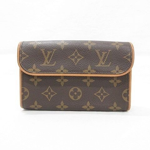 Louis Vuitton Monogram Pochette Florentine Brown Handbag