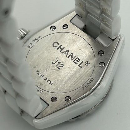 Chanel 33 mm White Watch — view 5