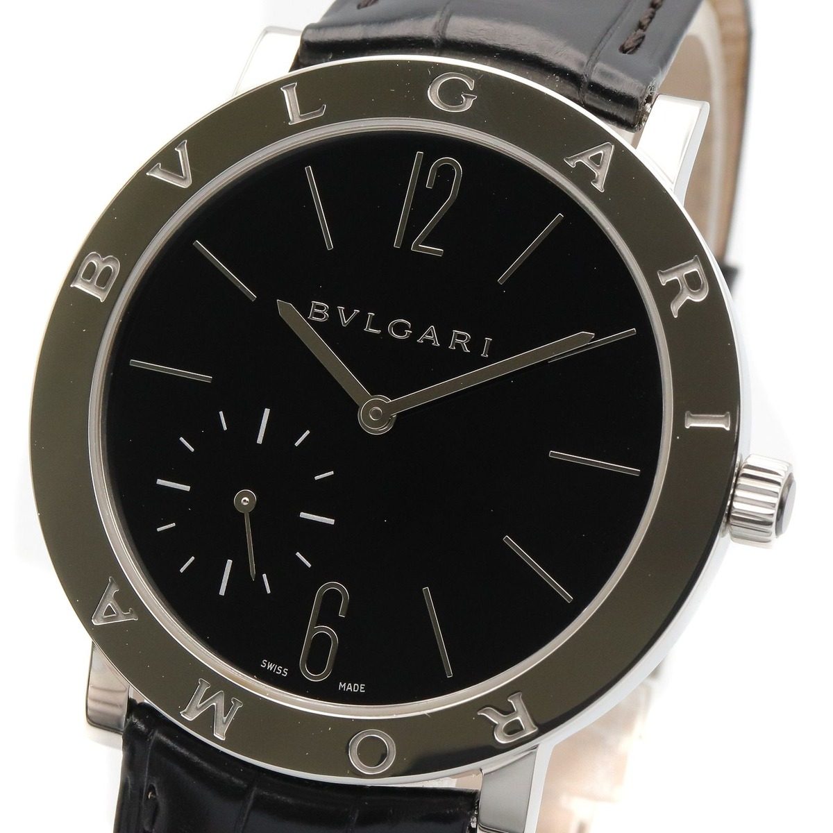 Bvlgari Watch Ro Mafinissimo Black Stainless Steel — view 3