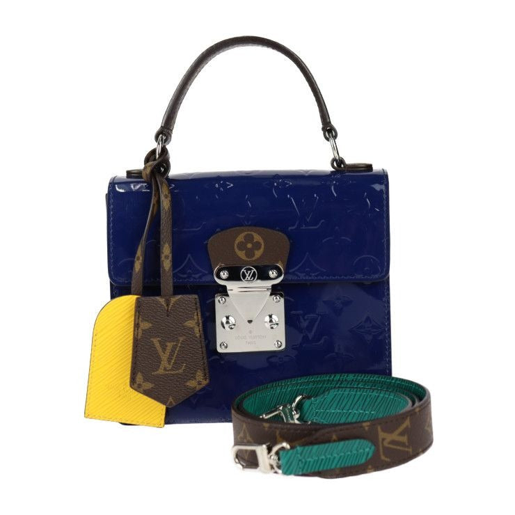 Louis Vuitton Spring Street PM Handbag Monogram Vernis Canvas