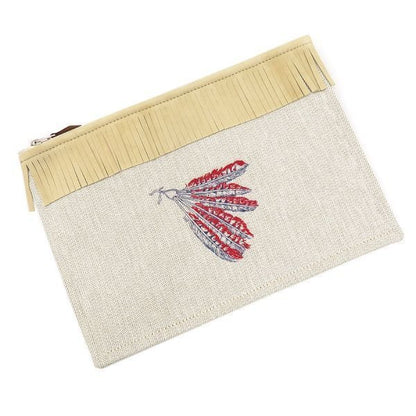 Hermes Trousse Canvas Pouch
