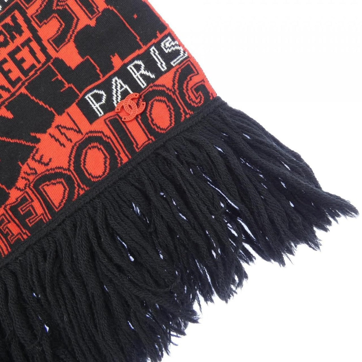 Chanel Scarf Black — view 2