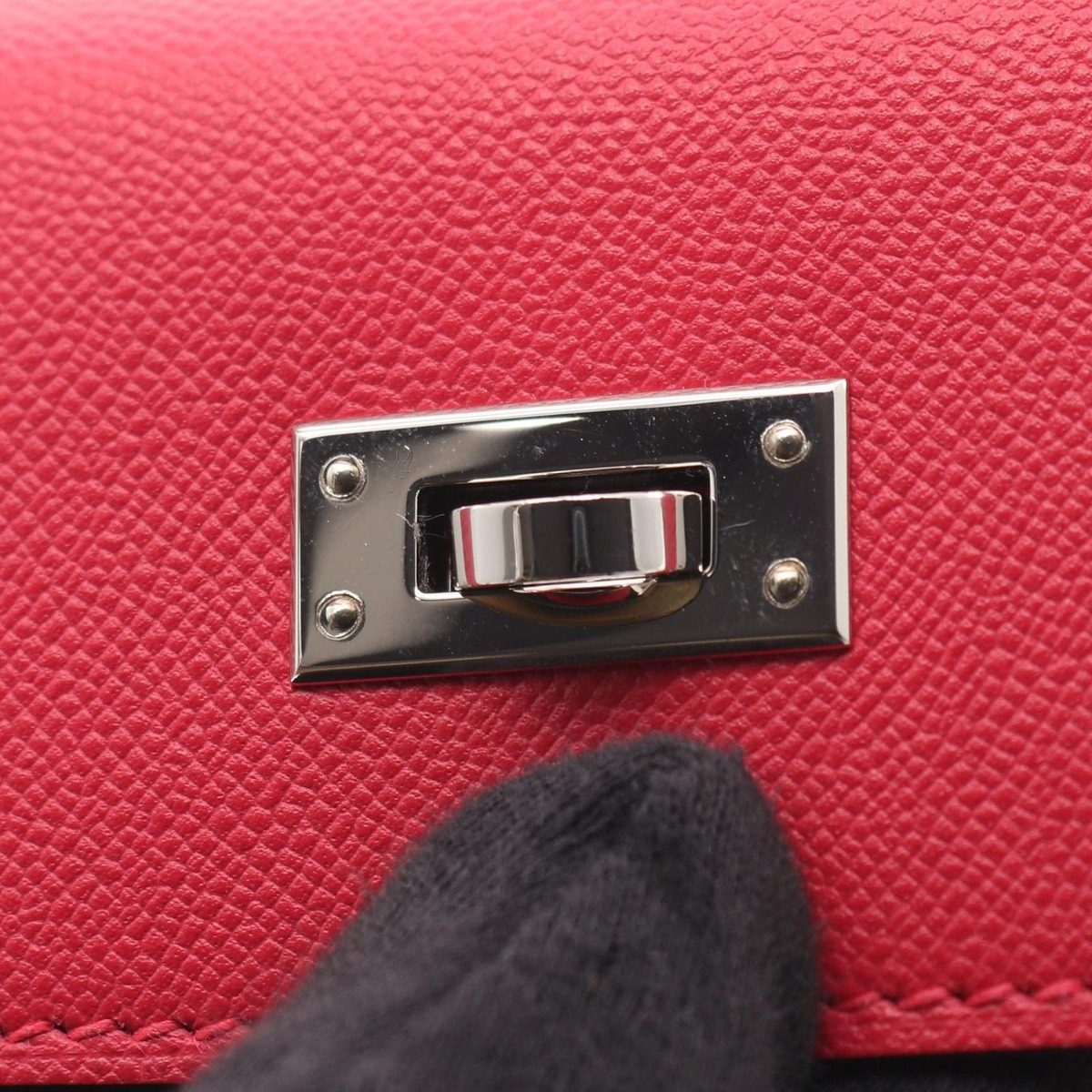 Hermes Handbag Kelly 25 Verso Rose Lou Jupima Leather Calf — view 11