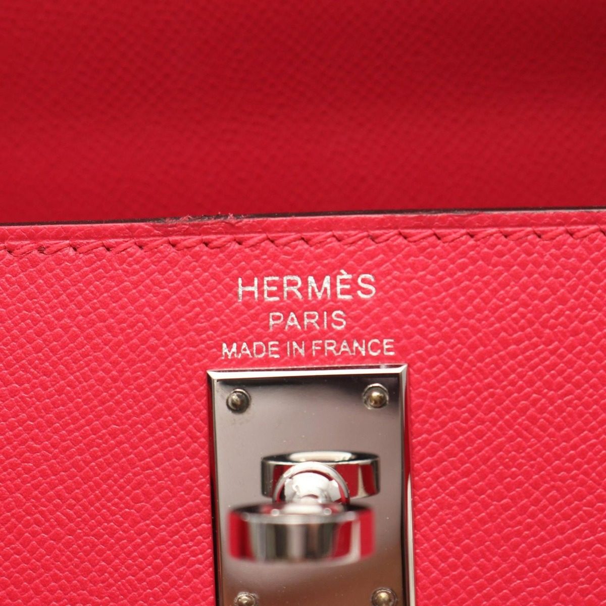 Hermes Handbag Kelly 25 Verso Rose Lou Jupima Leather Calf — view 4