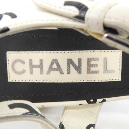 Chanel Sandals Lambskin Black — view 6