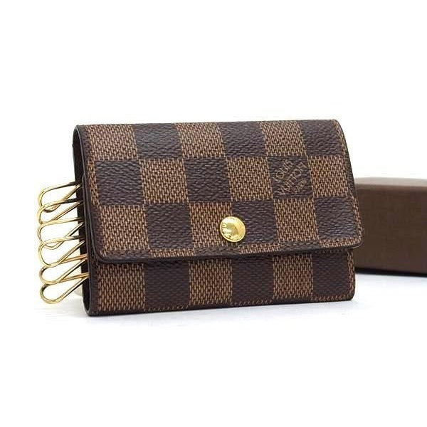 Louis Vuitton Key Case Damier Multicles 6 Ebne Leather