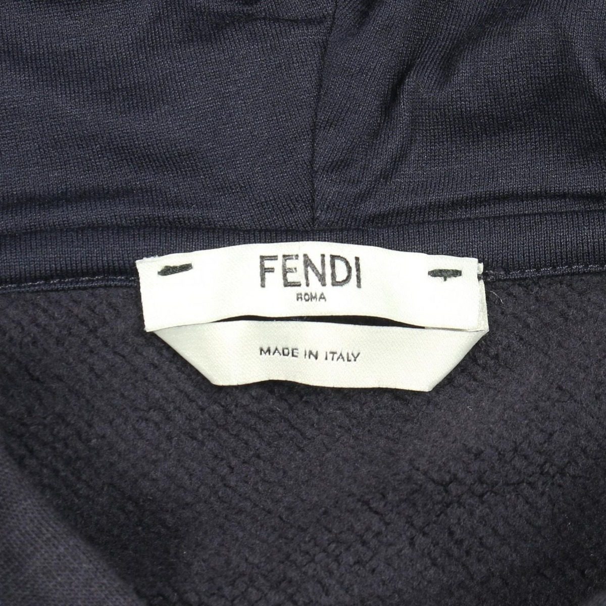Fendi Hoodie Cotton Navy — view 3