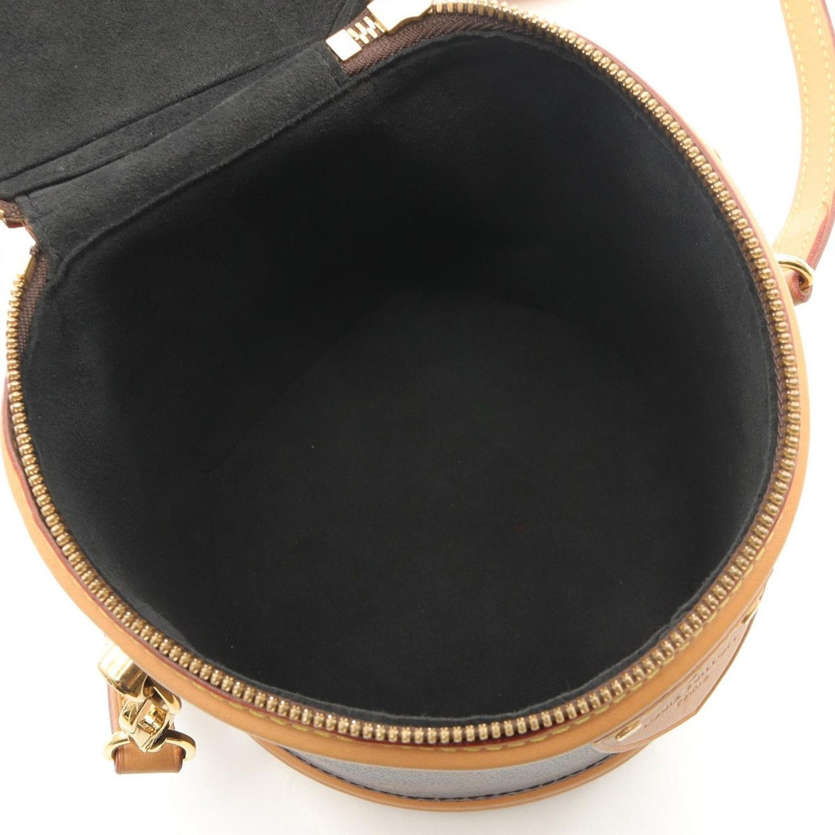 Louis Vuitton Handbag Cannes Canvas Leather Brown Multi-color — view 3