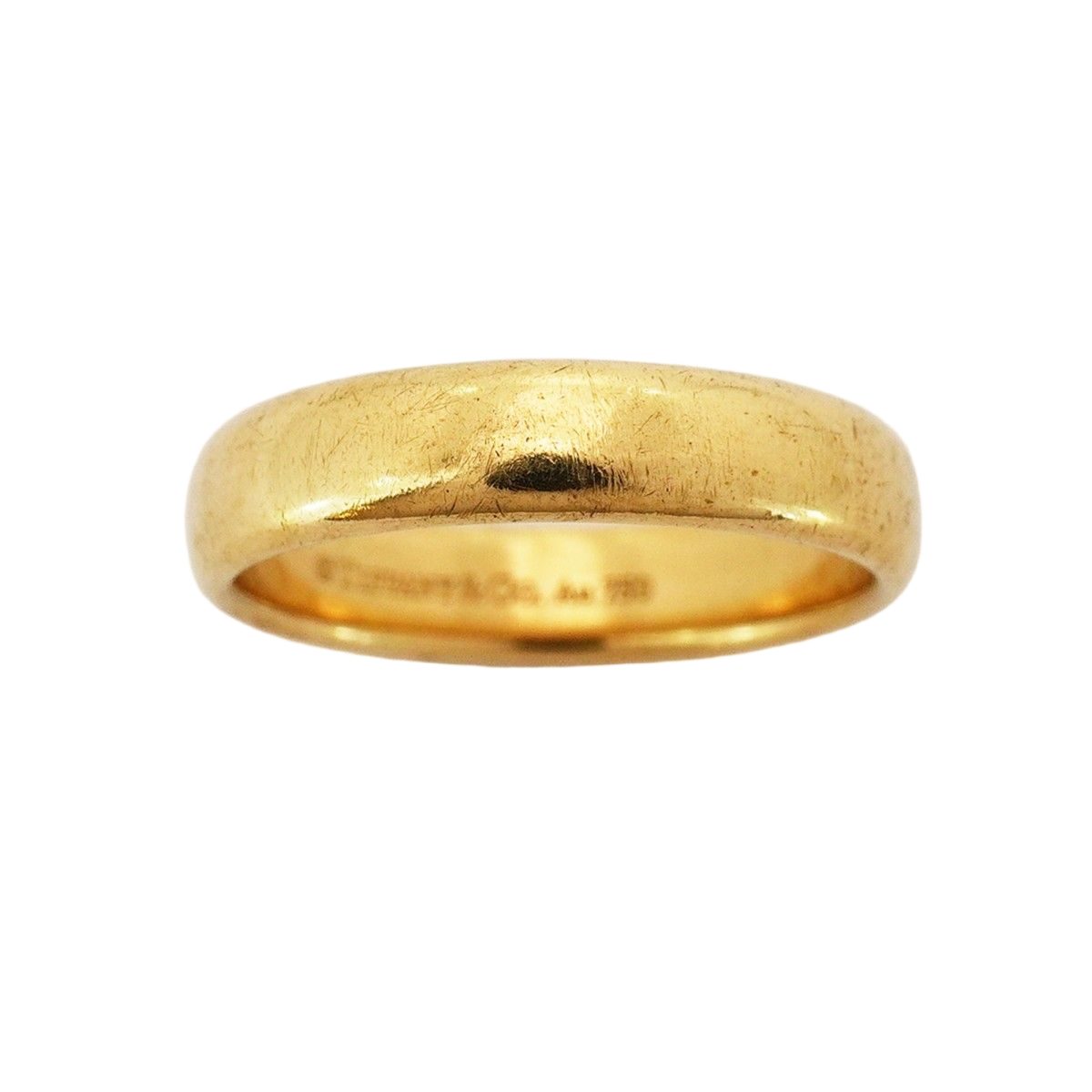 Tiffany & Co Ring Wedding Band 18k Yellow Gold — view 2