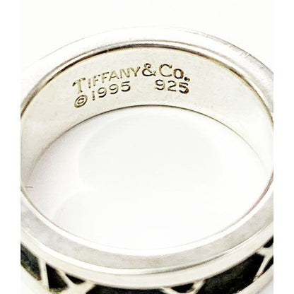Tiffany & Co Atlas Ring No 7.5 Silver Aa — view 5