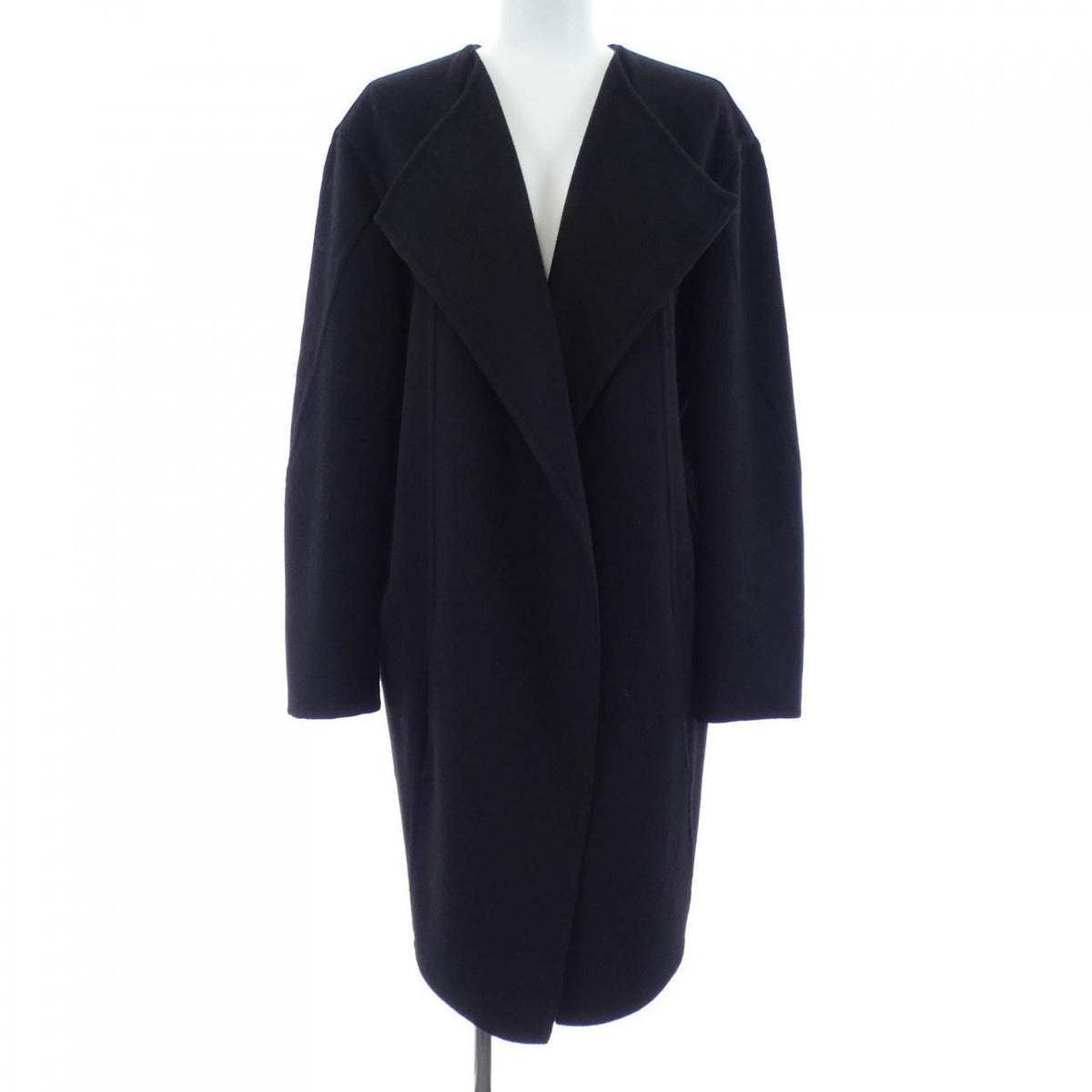 Celine 2 Coat Cashmere Black