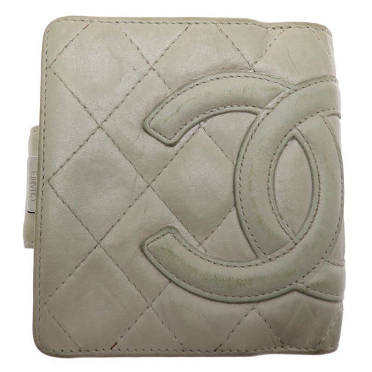 Chanel Bifold Twist Gray Wallet